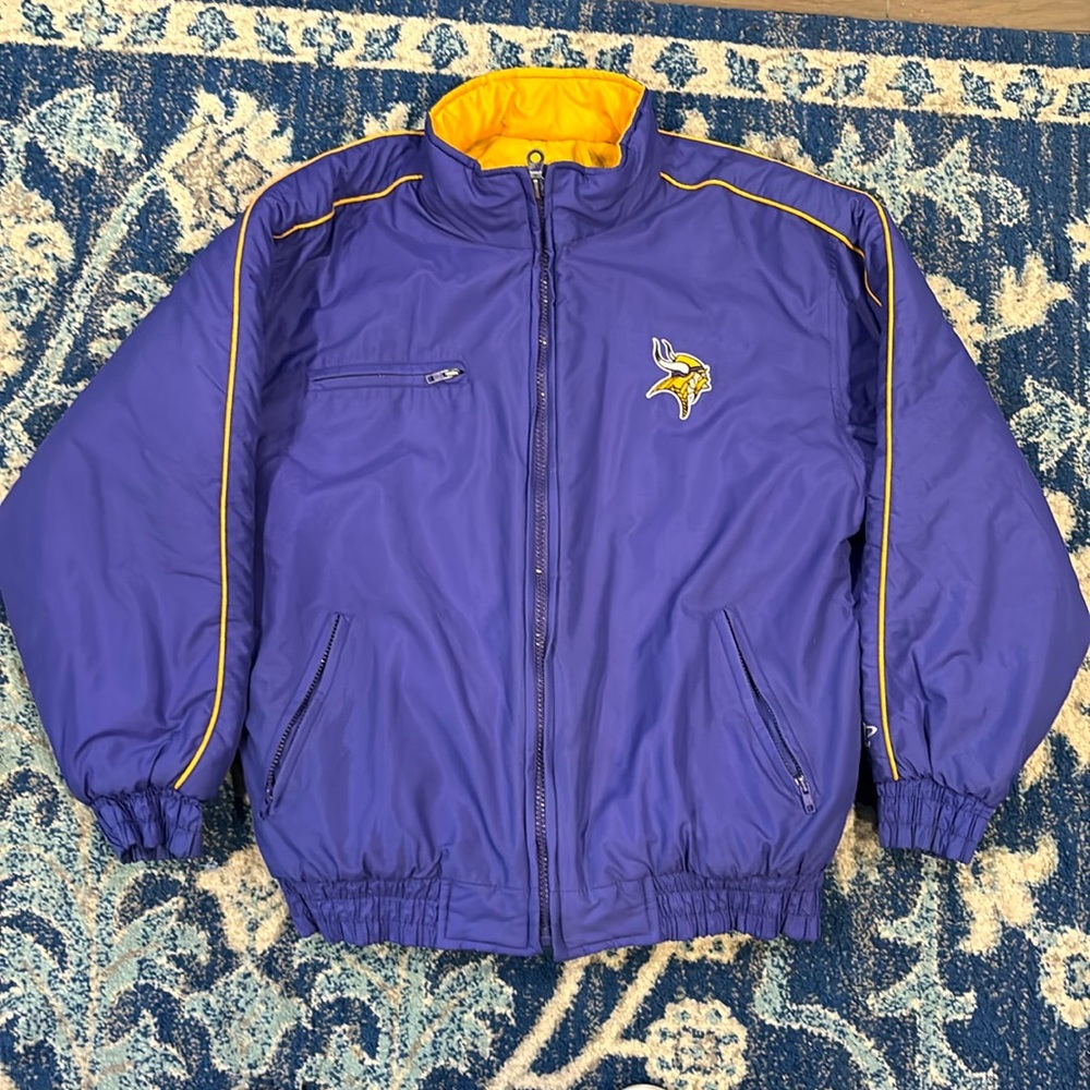 Logo athletic 90s vintage Vikings jacket